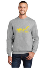 Fleece Crewneck Sweatshirt / Athletic Heather / Larkspur Middle School Scholastic Bowl