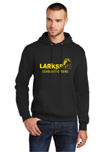 Fleece Pullover Hooded Sweatshirt / Black / Larkspur Middle School Scholastic Bowl