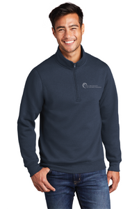 Fleece 1/4-Zip Pullover Sweatshirt / Navy / Legal Aid Society of Eastern Virginia