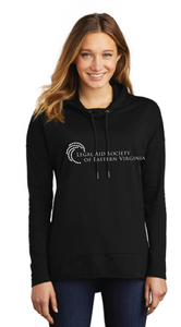 Women’s Featherweight French Terry Hoodie / Black / Legal Aid Society of Eastern Virginia