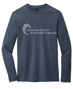 Very Important Tee Long Sleeve / Heathered Navy / Legal Aid Society of Eastern Virginia