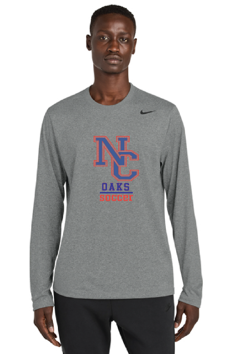 Team rLegend Long Sleeve Tee / Carbon Heather / Norfolk Collegiate Soccer
