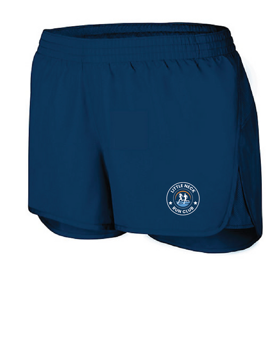 Women's Wayfarer Shorts (Youth & Adult) / Navy / Little Neck Run Club