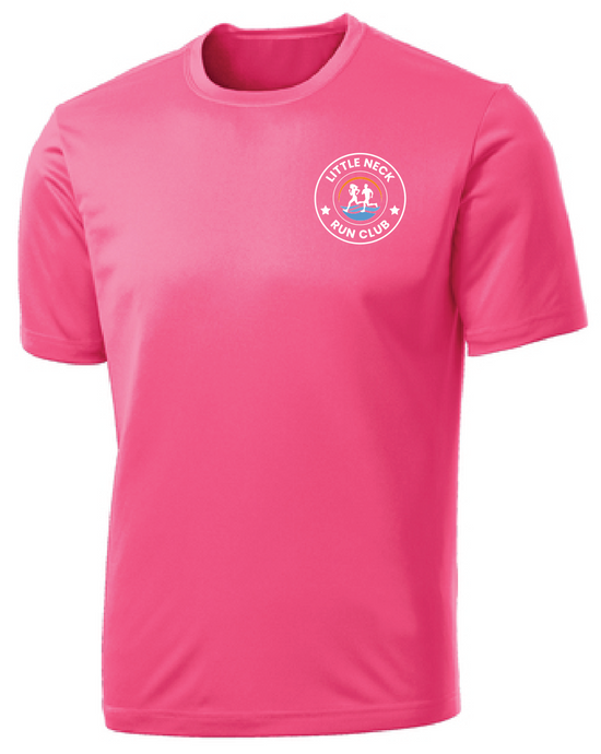Performance Tee (Youth & Adult) / Neon Pink / Little Neck Run Club