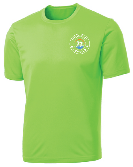 Performance Tee (Youth & Adult) / Neon Green / Little Neck Run Club