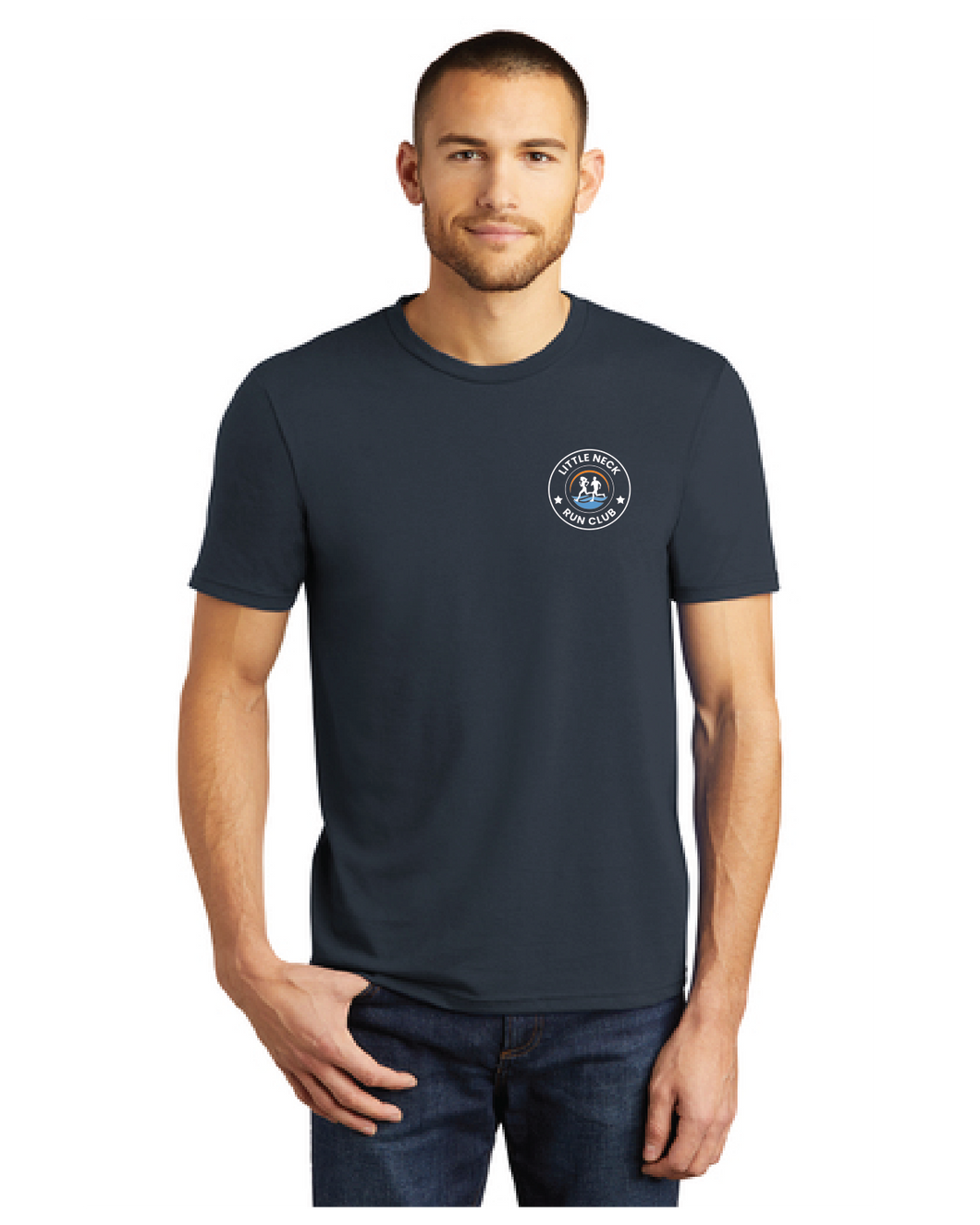 Perfect Tri Tee / Navy / Little Neck Run Club