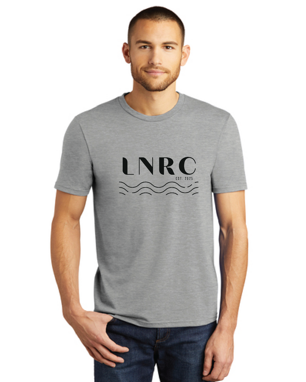 Perfect Tri Tee / Heathered Grey / Little Neck Run Club