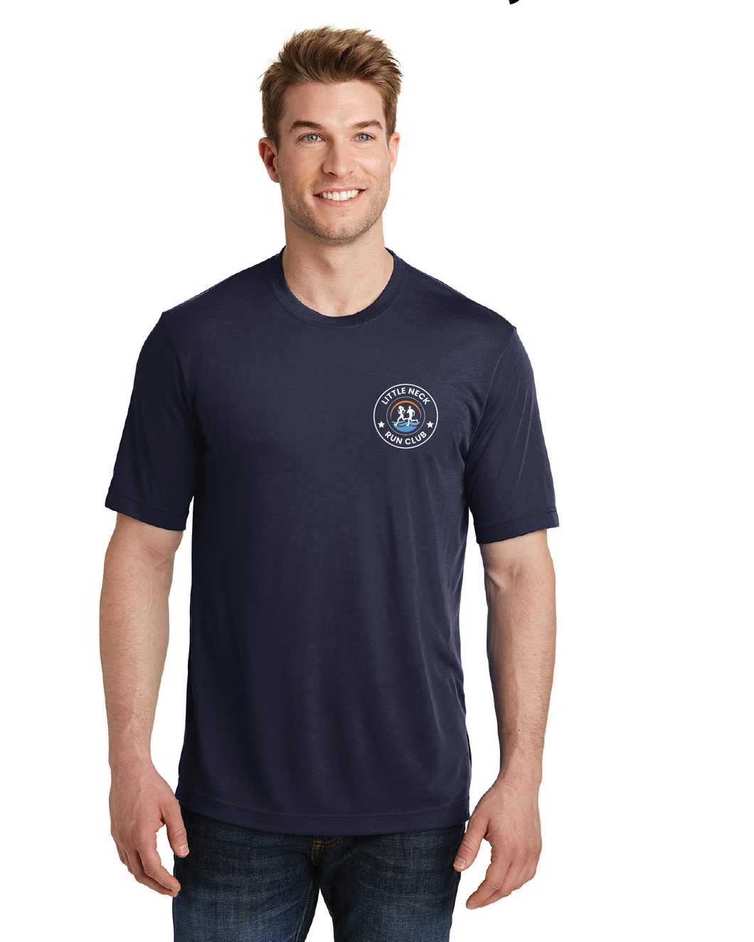 Cotton Touch Tee / Navy / Little Neck Run Club