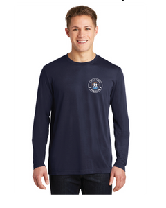 Long Sleeve Cotton Touch Tee / Navy / Little Neck Run Club