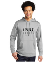 Performance Fleece Pullover Hooded Sweatshirt (Youth & Adult) / Silver / Little Neck Run Club