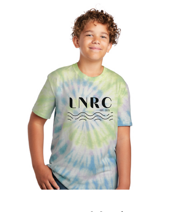 Youth Tie-Dye Tee / Water Color Spiral / Little Neck Run Club