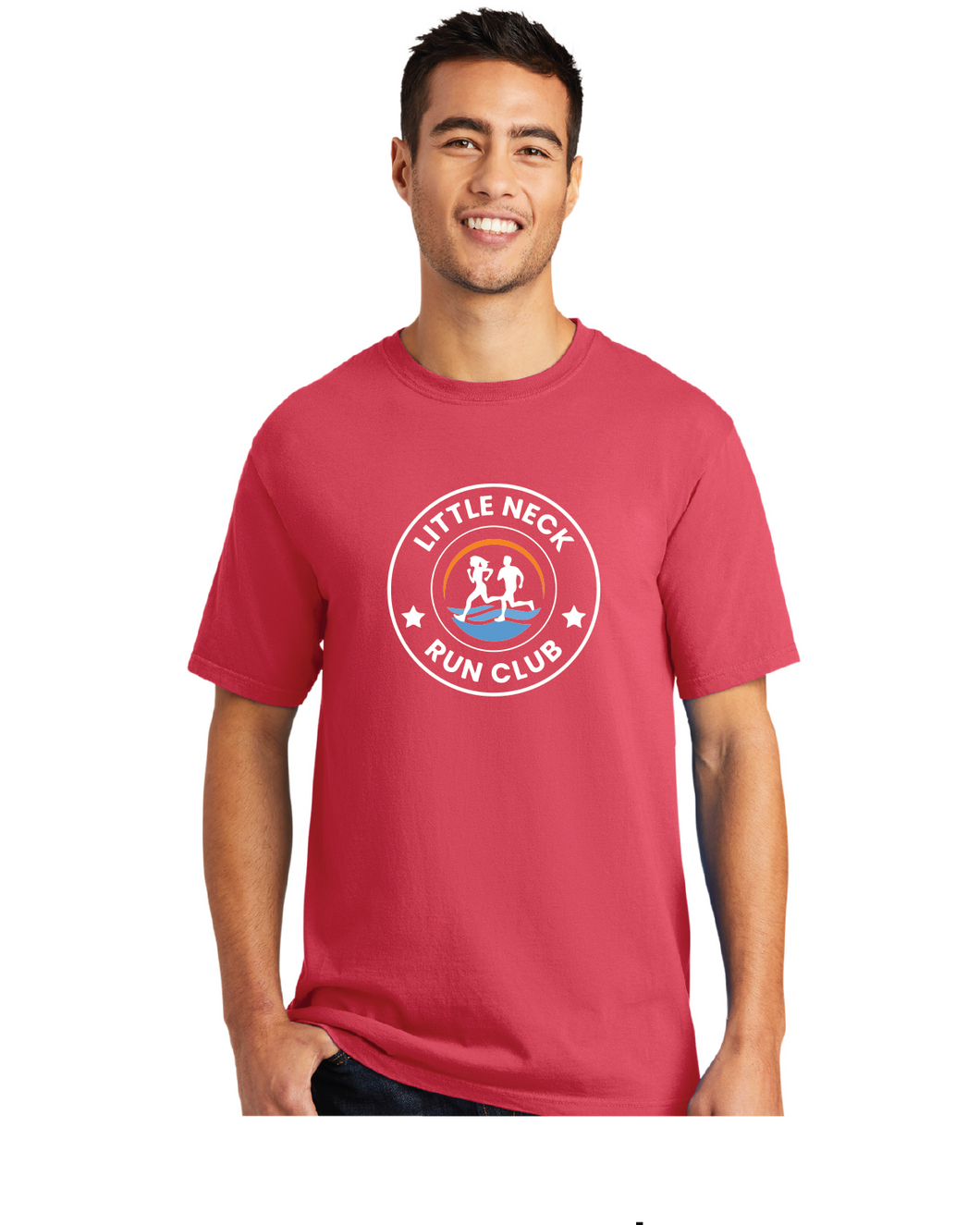 Garment-Dyed Tee (Youth & Adult) / Poppy / Little Neck Run Club