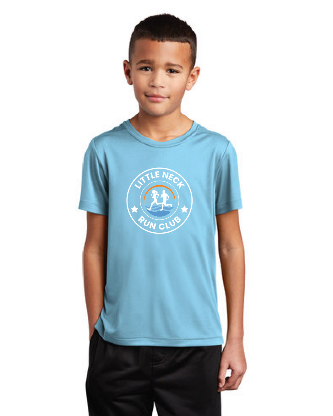 Pro Tee (Youth & Adult) / Light Blue / Little Neck Run Club