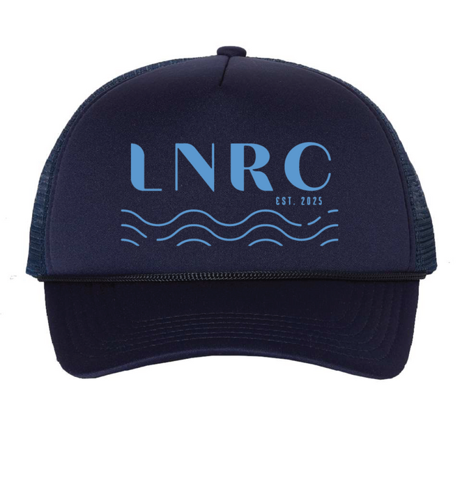 Foam Mesh-Back Trucker Cap / Navy / Little Neck Run Club