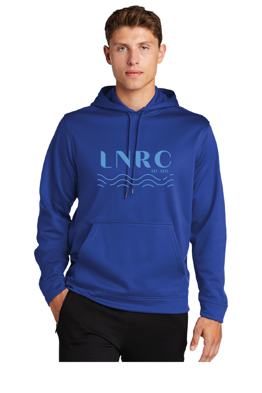 Fleece Hooded Pullover / Royal / Little Neck Run Club