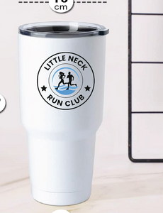 32oz Stainless Steel Tumbler / White / Little Neck Run Club