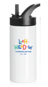 20oz Lunch Box - Stainless Steel Drink Tumbler / White / Loch Meadow Kindergarten