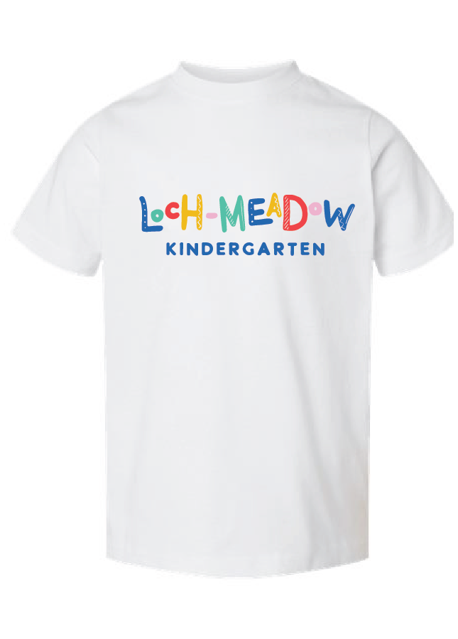 Toddler Fine Jersey Tee / White / Loch Meadow Kindergarten