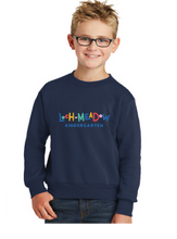 Core Fleece Crewneck Sweatshirt (Youth & Adult) / Navy / Loch Meadow Kindergarten