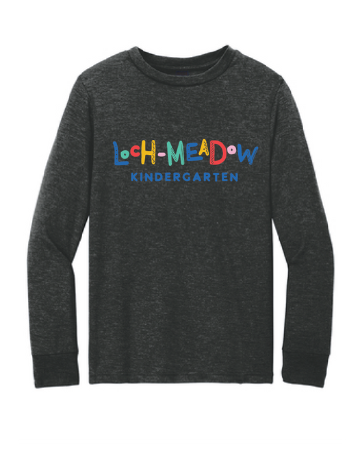 Perfect Triblend Long Sleeve Tee (Adult & Youth) / Black Frost / Loch Meadow Kindergarten