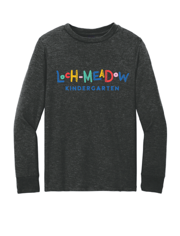 Perfect Triblend Long Sleeve Tee (Adult & Youth) / Black Frost / Loch Meadow Kindergarten