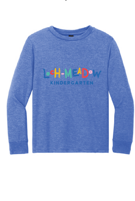 Perfect Triblend Long Sleeve Tee (Adult & Youth)  / Royal Frost / Loch Meadow Kindergarten