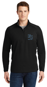Stretch 1/2-Zip Pullover / Black / First Colonial High School Wrestling