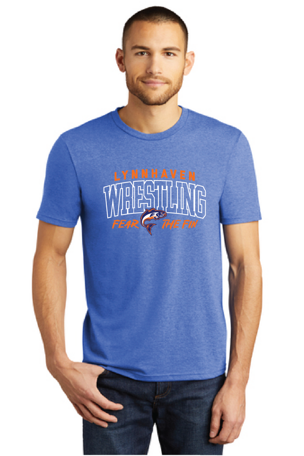 Softstyle Short Sleeve T-Shirt (Youth & Adult) / Royal Frost / Lynnhaven Middle Wrestling