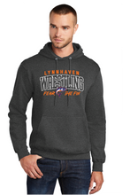 Fleece Hooded Pullover / Dark Charcoal Grey / Lynnhaven Middle Wrestling