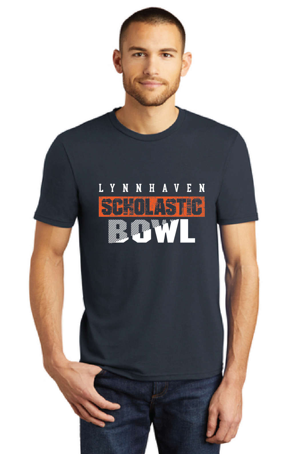 Triblend Softstyle Tee / Navy / Lynnhaven Middle School Scholastic Bowl