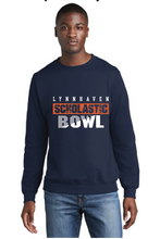 Fleece Crewneck Sweatshirt / Heather Royal / Lynnhaven Middle School Scholastic Bowl