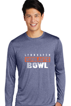 Long Sleeve Heather Performance Tee / Navy Heather / Lynnhaven Middle School Scholastic Bowl