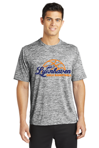 Electric Heather Performance Tee / Black Electric / Lynnhaven Middle School Girls Basketball