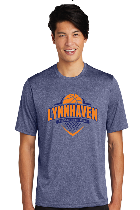 Heather Contender Tee / Heather Royal / Lynnhaven Middle School Boys Basketball