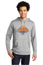 Performance Fleece Pullover Hooded Sweatshirt / Silver / Lynnhaven Middle School Girls Basketball