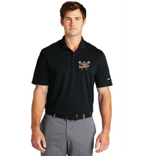 NIKE Dri-FIT Micro Pique Polo / Black / Maury High School Lacrosse