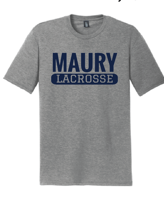 Perfect Tri Tee / Heathered Grey / Maury High School Lacrosse