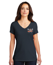 Women’s Perfect Tri V-Neck Tee / Navy / Maury High School Lacrosse