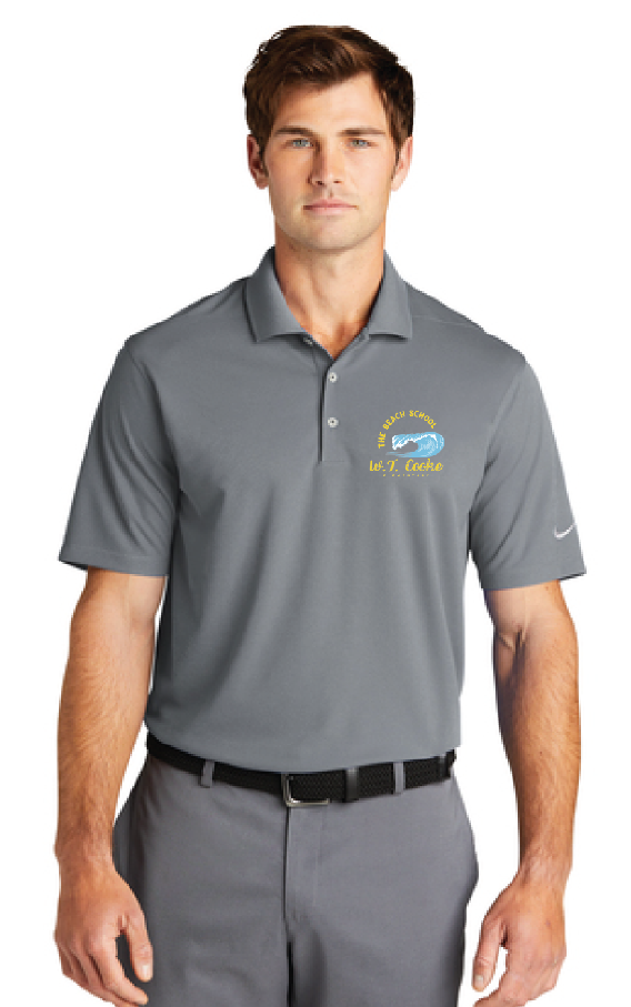 Dri-FIT Micro Pique 2.0 Polo / Cool Grey / Cooke Elementary School Staff