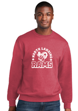 Core Fleece Crewneck Sweatshirt (Youth & Adult) / Heather Red / North Landing Elementary School