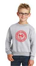 Core Fleece Crewneck Sweatshirt (Youth & Adult) / Ash / North Landing Elementary School