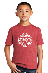 Core Cotton Tee (Youth & Adult) / Heather Red / North Landing Elementary School