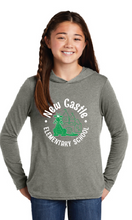 Long Sleeve Hoodie (Youth & Adult) / Grey Frost / New Castle Elementary School