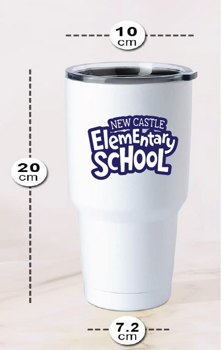 30oz Stainless Steel Tumbler / New Castle Elementary School