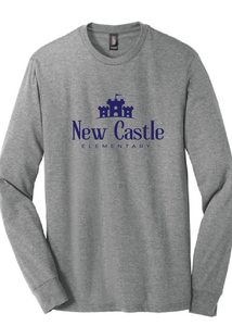 Perfect Tri Long Sleeve Tee / Grey Frost / New Castle Elementary School Staff