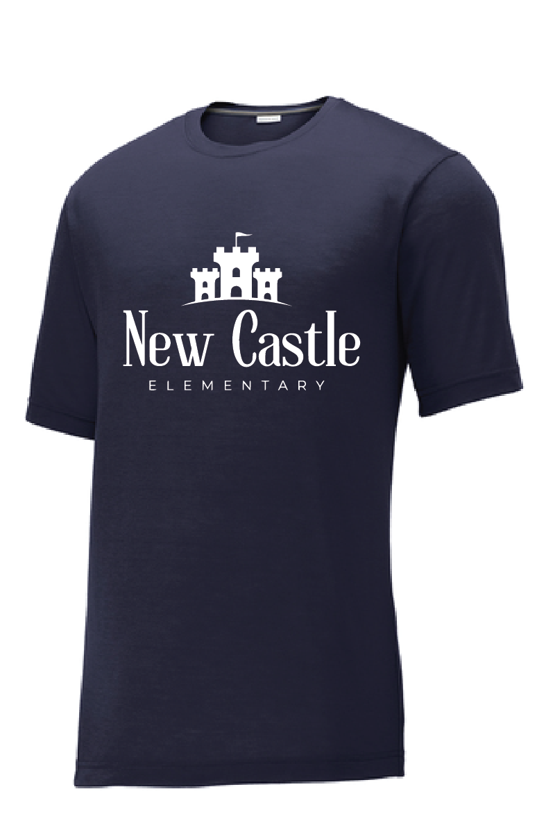 Cotton Touch Tee / Navy / New Castle Elementary School Staff