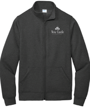 Core Fleece Cadet Full-Zip Sweatshirt / Dark Heather Grey / New Castle Elementary School Staff