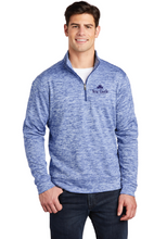 Electric Heather Fleece 1/4-Zip Pullover / Royal Electric / New Castle Elementary School Staff