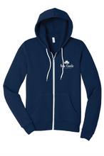 Unisex Sponge Fleece Full-Zip Hoodie / Navy / New Castle Elementary School Staff