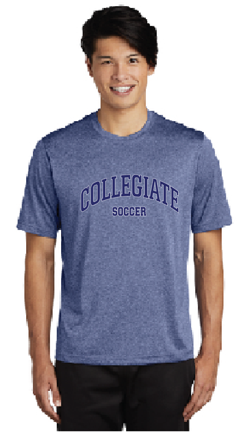 Heather Contender Tee / Heather Royal / Norfolk Collegiate Soccer